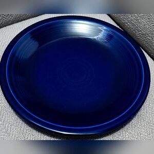 Fiestaware 10" Homer Laughlin Cobalt Blue Dinner PlatesHLC USA Fiesta